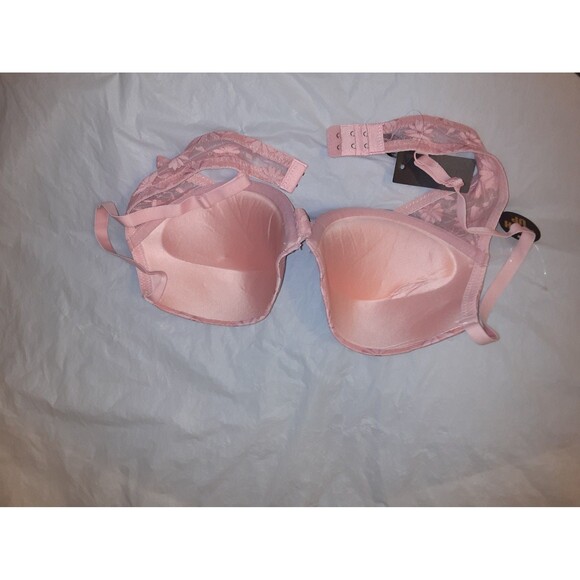 Youmita 38C Blossom Floral Lace Push Up Bra & XL Seamless Floral Panty NWT - Picture 2 of 9